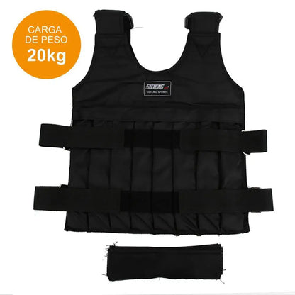 20Kg 50Kg Loading Weighted Vest Adjustable Exercise Training Fitness Jacket Gym Workout Boxing Vest Sand Fitness Waistcoat