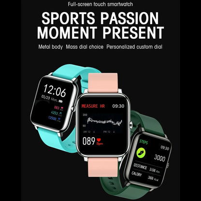 New Phone Reminder Smart Watch Men Women Sports Clock Fitness Tracker Heart Rate Sleep Monitor Waterproof Music Lady Smartwatch