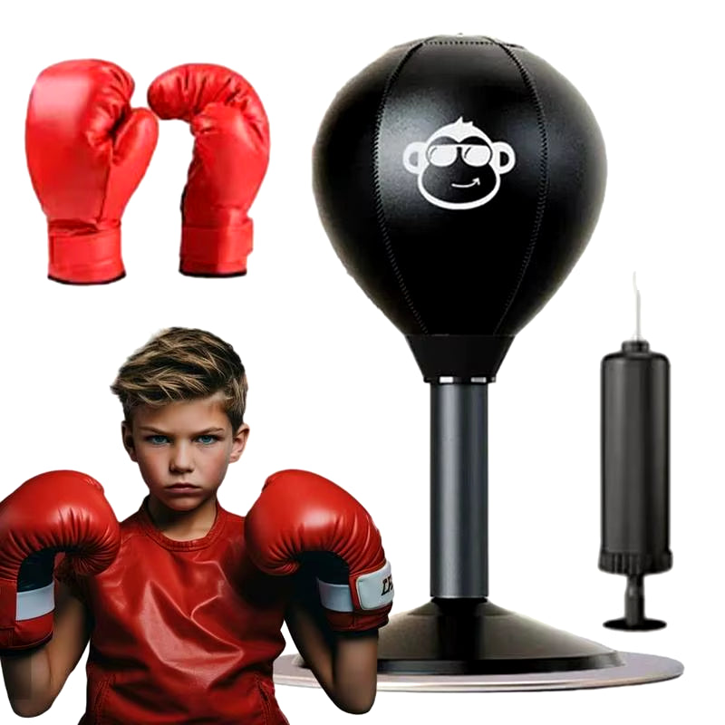 Punching Bag Desktop Punching Bag Stress Buster with Suction Cup Desk Table Boxing Punch Ball Suction Cup Reduce Tension Toys