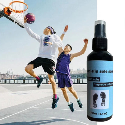 Basketball Shoe Grip Spray 100Ml Anti-Slip Sole Spray Spray for Basketball Shoes Shoe Sole Protector Improves Traction Clea P6L6