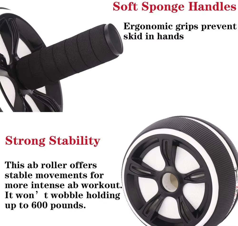 Ab Roller Wheel Roller Trainer Fitness Equipment Gym Home Workout Abdominal Muscles Training Home Gym Fitness Equipment