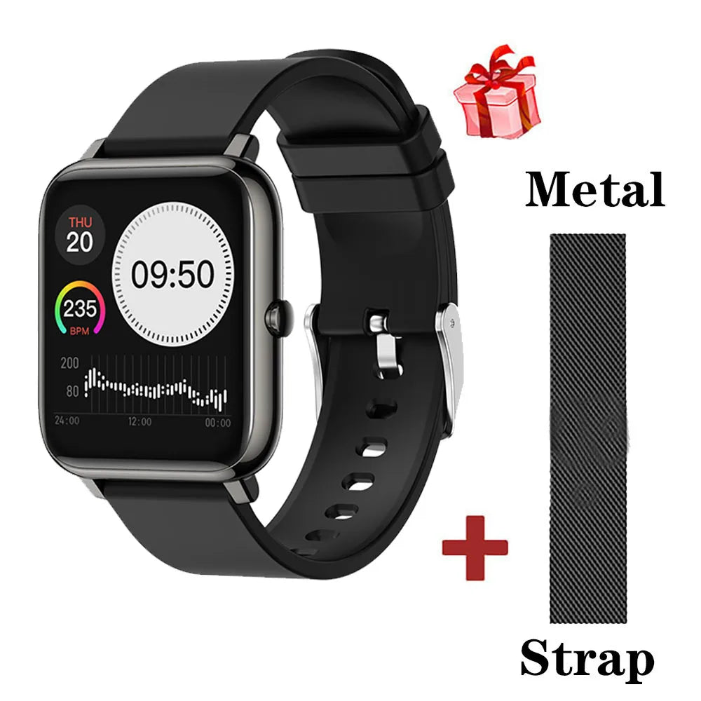 New Phone Reminder Smart Watch Men Women Sports Clock Fitness Tracker Heart Rate Sleep Monitor Waterproof Music Lady Smartwatch