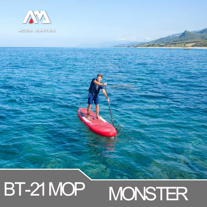 Inflatable SUP Stand up Paddle Board,Model MONSTER Bt-23Mop,Water Sport Board, Boat, Yacht, Surf, 366X84X15Cm