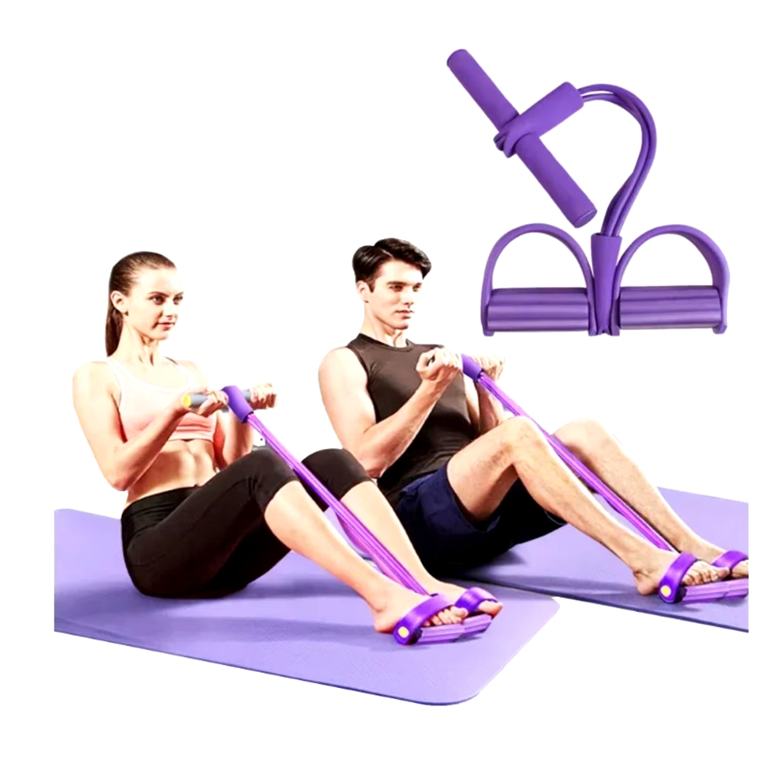 New Sit- Pull Rope Fitness Gum Resistance Bands Latex Pedal Exerciser Expander Elastic Bands Yoga Equipment Pilates Workout