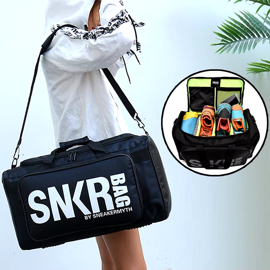 Large Multiple Compartment Sport Training Gym Bags Men Sneaker Gym Bag Shoes Packing Cube Organizer Waterproof Shoulder Bag SNKR