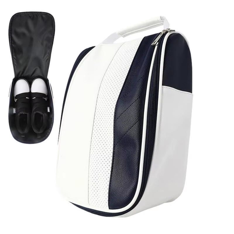 Breathable Zippered Shoes Carrier Case Golf Shoes Carry Bag Sport Shoes Bag Golf Accessories for Cycling Golf Travel Gym Dancing