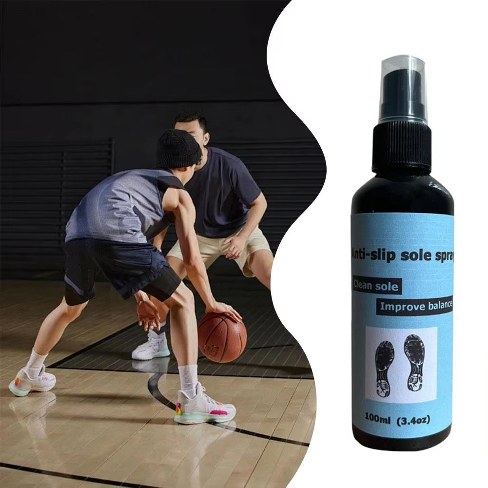 Basketball Shoe Grip Spray 100Ml Anti-Slip Sole Spray Spray for Basketball Shoes Shoe Sole Protector Improves Traction Clea P6L6